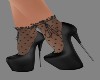 !R! Black Socks W/ Heels