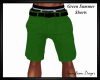 Green Summer Shorts