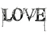 LOVE lights letters Blac