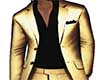 D| Gold N Black Suit