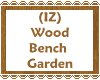 (IZ) Wood Garden Bench