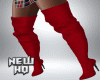 Leather Boots / Red