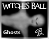 *B* Witches Ball Ghosts