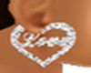 -Love Silver Earrings-