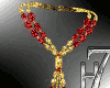 Golden&Ruby Necklace