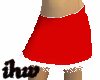 tinry red skirt