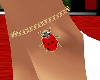 *TJ* Ladybug Anklet G