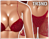 ᵀ Red Lace Bra