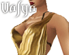 V| Sexy Golden Dress