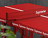 金 Ping Pong Table Red