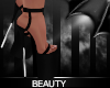 CRYSTAL BLK HEELS