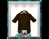 *D* Brown Open Shirt