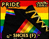 ! Pride Black Fem Shoes