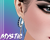 Sapphire Silver Earrings