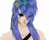 scene blue hair/hairclip