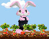 Pink Overalls Bunny