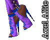 AA Purple Luz Booties