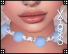Christmas choker_blue