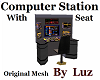 Computer Station W/ Seat