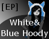 [EP] White&Blue Hoody