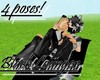 Black Lounger 4 poses