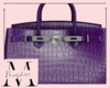 Birk Crocodile Plum F