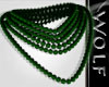 Beads necklace ~Emerald~