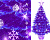 purple Christmas treeANI