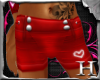 +H+ Heart Shorts - Red