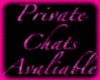**Private Chats Sign**