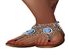 Boho Sandals Blue Gem