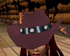 !Em Mauve Cowgirl Hat