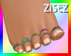 Pride Meta Toe Ring Feet