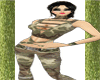 Army girl suit