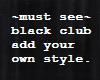 (MJ) Black Club