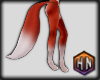 tail fox red white vixen