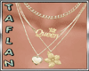T* Queen Gold Necklace