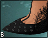 Black Feather Heels