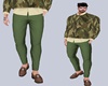 Camouflage Green Pants