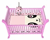 panda girl crib