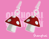 Mushroom Earrings