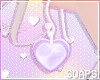 +Heart Earrings Purple