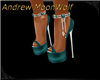 Sassy Salsa Shoe Teal