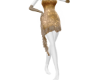 SERENE Gold Dress