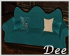 Speakeasy Teal Sofa