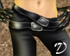 Leather pants w/belts