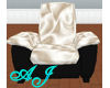 !AJ! cream recline chair