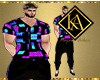 Geometric Neon Full Fit