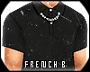 Black Golf Shirt + Chain