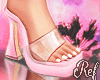 🤍 Pink Square Heels